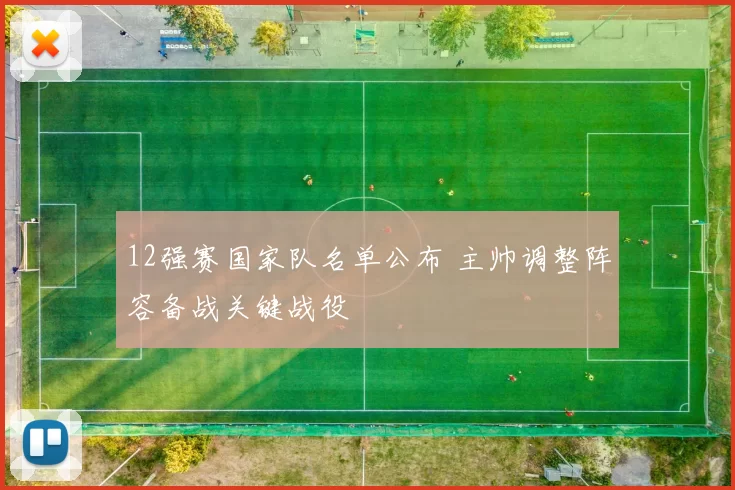 12强赛国家队名单公布 主帅调整阵容备战关键战役