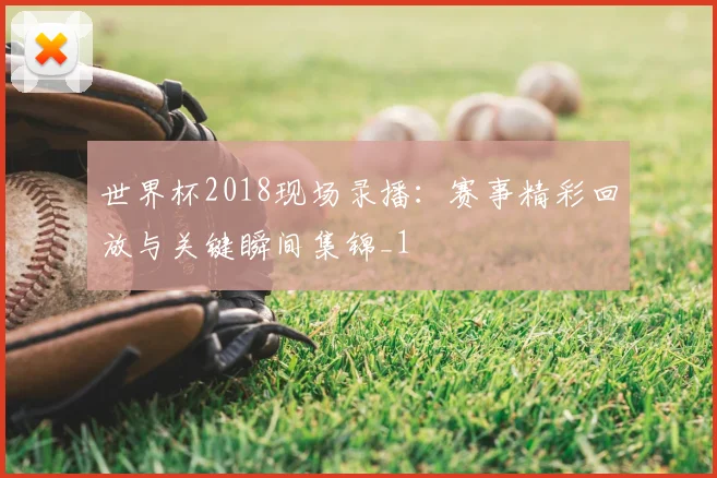 世界杯2018现场录播:赛事精彩回放与关键瞬间集锦_1